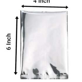 SILVER POUCH 4X6 (100 NOS)