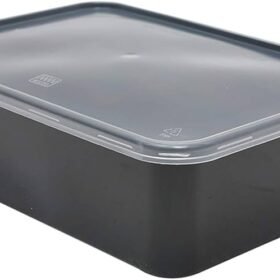 750 ml container black square(pack of 50)